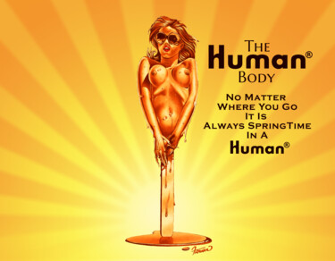 Digital Arts titled "The Human Body" by Moreno Franco, Original Artwork, Digital Print