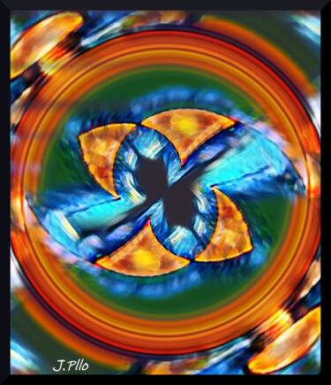Arte digital titulada "tempo" por Joseph Pllo, Obra de arte original, Pintura Digital