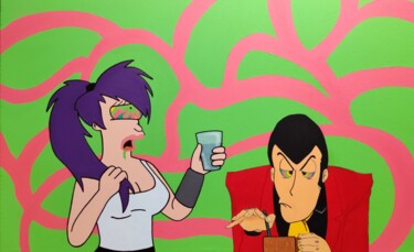 绘画 标题为“Ayahuasca time” 由Luigi Monti, 原创艺术品, 油