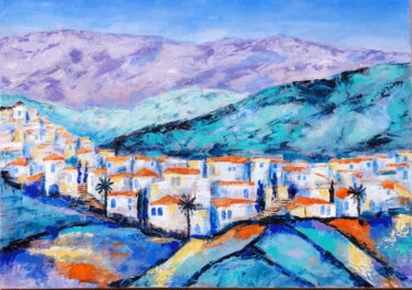 Painting titled "Sayalonga Revisited" by Jill Carrott, Original Artwork, Acrylic