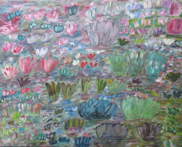 Malerei mit dem Titel "Joie" von Estelle.L, Original-Kunstwerk, Acryl