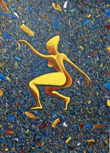 绘画 标题为“The Dancer” 由Spiros Gremo, 原创艺术品, 丙烯