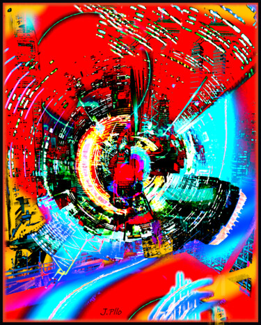 Arte digital titulada "amphitrite" por Joseph Pllo, Obra de arte original, Pintura Digital