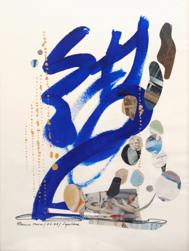 Collages getiteld "un monde sans écran" door Florence Mura, Origineel Kunstwerk, Acryl