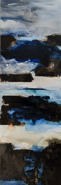 Peinture intitulée "Deep" par Isabelle Langlois, Œuvre d'art originale, Acrylique Monté sur Châssis en bois