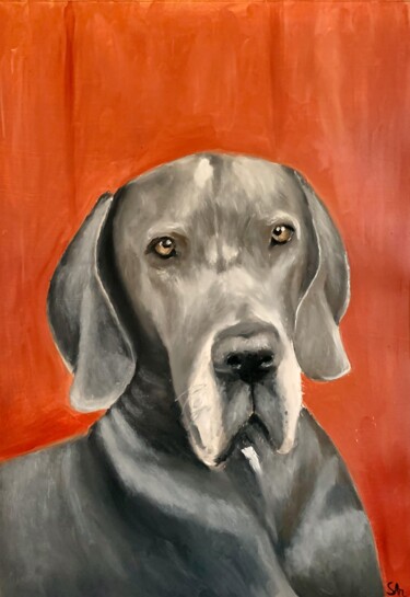 Peinture intitulée "Tinka an old Great…" par Sonny Andersson, Œuvre d'art originale, Huile
