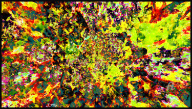 Arte digital titulada "palma" por Joseph Pllo, Obra de arte original, Pintura Digital