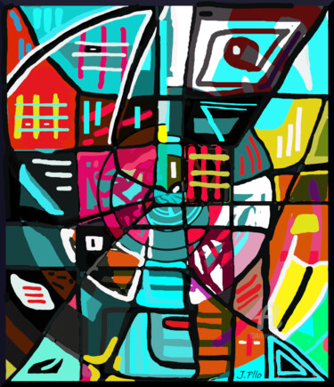 Arte digital titulada "tramex" por Joseph Pllo, Obra de arte original, Pintura Digital