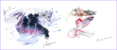 "after meeting with…" başlıklı Dijital Sanat Дима Dima Вильмс Wilms (Рок-Живописец Rock-Painter) tarafından, Orijinal sanat,…