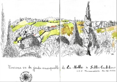 Panorama vu du Jardin de la Mothe