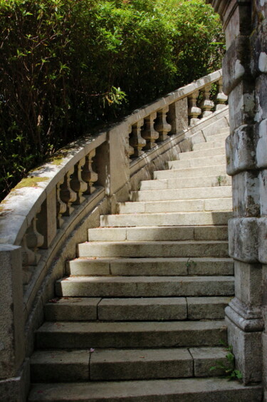 Photographie intitulée "escalier Jardin du…" par Ernest Tosetti, Œuvre d'art originale, Photographie numérique