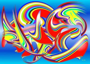 Artes digitais intitulada "35302022023" por Reinhard Heydrich Allan De Souza Santos, Obras de arte originais, Pintura digital