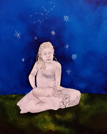 la petite fille à la fontaine