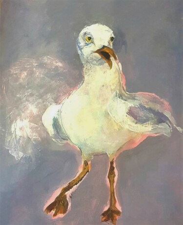 绘画 标题为“gaviota” 由Ana Lorena Moledo, 原创艺术品, 丙烯