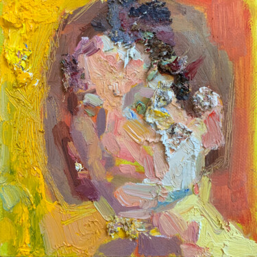 绘画 标题为“Im still beautiful” 由Ekaterina Belukhina, 原创艺术品, 油 安装在木质担架架上