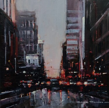 Peinture intitulée "New York , réf : 273" par Philippe Perennou, Œuvre d'art originale, Acrylique Monté sur Châssis en bois