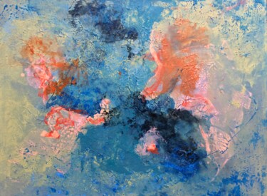 Painting titled "Композиция 325" by Elena Nadtochieva, Original Artwork, Acrylic