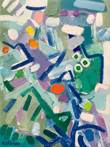 Painting titled "Untitled/gentle day" by Tung Duc Pham, Original Artwork, Acrylic