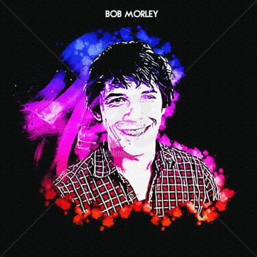 Digital Arts με τίτλο "Bob Morley 001" από Leonardo Lillian, Αυθεντικά έργα τέχνης, Ψηφιακή ζωγραφική