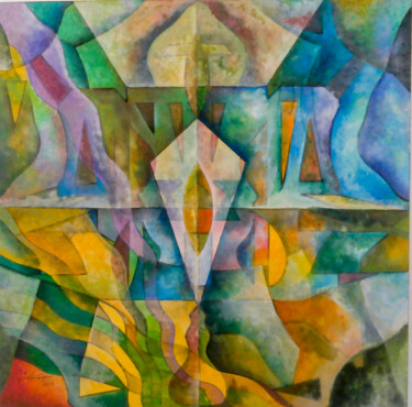 绘画 标题为“Abstrato expression…” 由Antonio Guimaraes, 原创艺术品, 丙烯