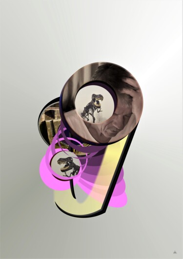 摄影 标题为“Headache” 由Leo Ster, 原创艺术品, 数字拼贴