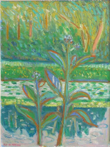 绘画 标题为“BORDS DE L EURE UN…” 由Pierre-Marie Blardoni, 原创艺术品, 粉彩