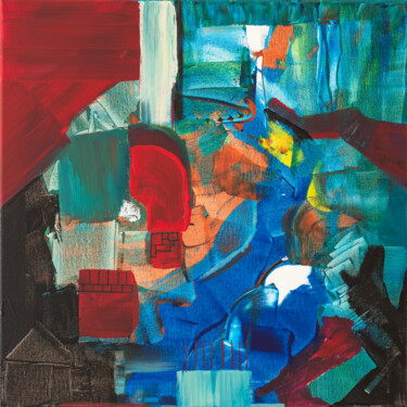 Pintura titulada "composizione_04_23" por Salvatore Balice, Obra de arte original, Acrílico Montado en Bastidor de camilla d…