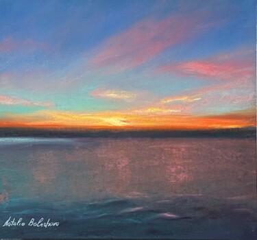제목이 "Sea ​​and sky.  Sun…"인 미술작품 Natalia Balashova. Pastelist.로, 원작, 파스텔
