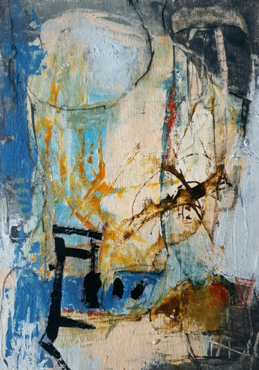 Mornings no. 2 Painting titled "Mornings no. 2" by Iulia Paun, Original Artwork, Acrylic Mounted on Plexiglass