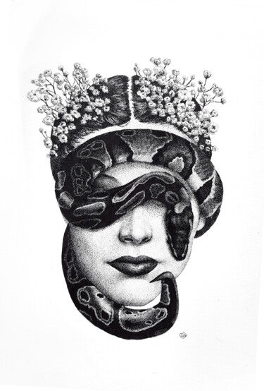 The Goddess Graya series. Pemfredo. "The Goddess Graya s…" başlıklı Resim Iana Cherepanska tarafından, Orijinal sanat, Mürekkep