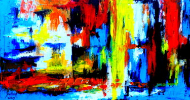Schilderij getiteld "Crux" door Olaoluwa Smith, Origineel Kunstwerk, Acryl