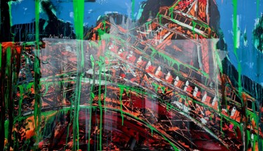Pittura intitolato "Athens, Berlin and…" da Antoni Dragan, Opera d'arte originale, Acrilico