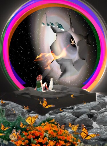 数字艺术 标题为“Brèche” 由Lartofusioniste, 原创艺术品, 数字拼贴