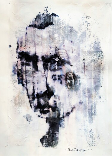 Zeichnungen mit dem Titel "Meine Fresse! (1)" von Stephan Rodriguez Warnemünde, Original-Kunstwerk, Aquarell