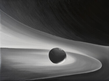 Painting titled "The Round Objects #…" by Faye Zxz, Original Artwork, Oil