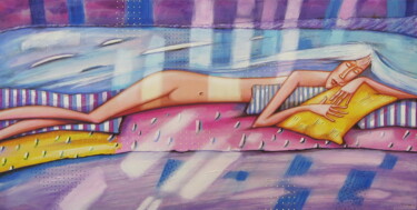 Purple Dreams Painting titled "Purple Dreams" by Evgen Semenyuk, Original Artwork, Oil