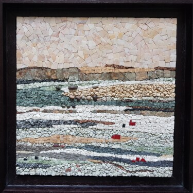 Sculpture titled "Avant le crépuscule" by Francine Bonnet, Original Artwork, Mosaic