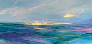 绘画 标题为“Oasis.” 由Anna Evtushenko, 原创艺术品, 丙烯