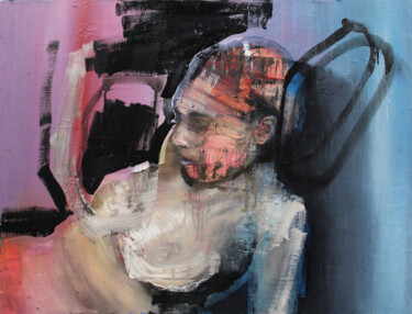 Painting titled "Self-love" by Miloš Hronec, Original Artwork, Oil