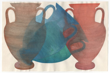 제목이 "STILL LIFE CDLVI"인 미술작품 Saverio Magistri로, 원작, 수채화
