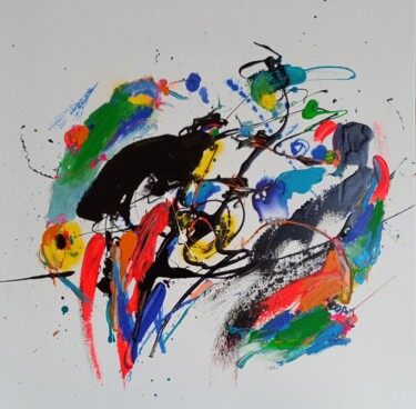 Peinture intitulée "One more time" par Doam, Œuvre d'art originale, Acrylique