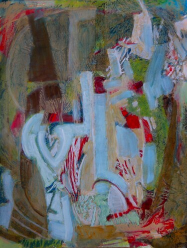 Peinture intitulée "Tyrinthe" par Philippe Casaubon, Œuvre d'art originale, Huile