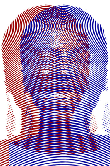 Gravures & estampes intitulée "MARHA" par Gianluca Ferreri, Œuvre d'art originale, Impression numérique