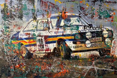 绘画 标题为“Ari Vatanen- Rallys…” 由Alex Loreci, 原创艺术品, 丙烯