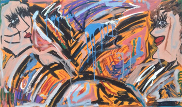 Painting titled "Liberdade de Expres…" by Franco, Original Artwork, Acrylic