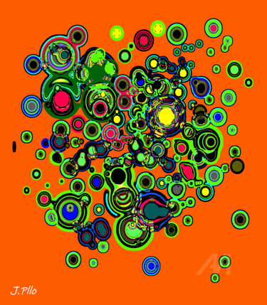 Arte digital titulada "Clementina" por Joseph Pllo, Obra de arte original, Pintura Digital
