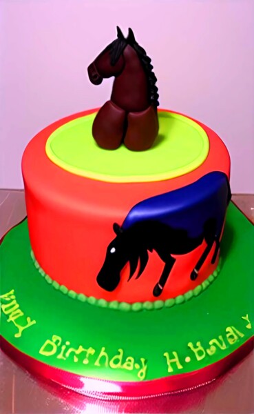Digital Arts titled "BIRTHDAY CAKES 43" by Mahesh Tolani, Original Artwork, Digital Painting