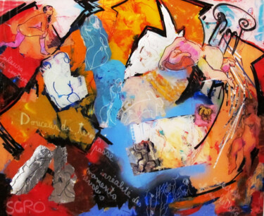 绘画 标题为“Emotional colors” 由Jean-Claude Sgro, 原创艺术品, 丙烯