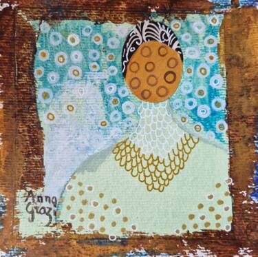 La fiancée du forgeron Painting titled "La fiancée du forge…" by Anna Grazi, Original Artwork, Acrylic
