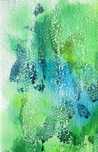 Aquarelle 29 Peinture intitulée "Aquarelle 29" par Jacqueline Pascaud, Œuvre d'art originale, Aquarelle Monté sur Autre panneau rigide